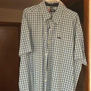 Chaps Plaid Button Down